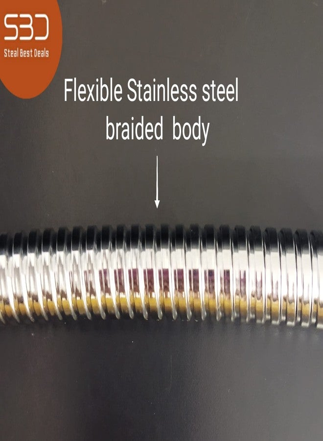 SBD Stellar Stainless Steel Flexible Handshower Hose Replacement Shower Tube (1. 5m) - Image 5